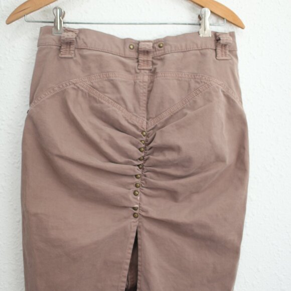 VTG Y2K Fornarina Italy Ruched Pencil Skirt - Picture 6 of 8